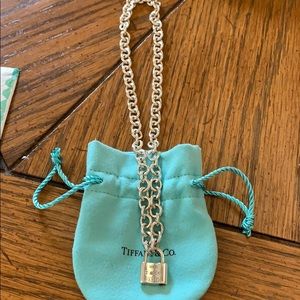Authentic Tiffany’s and Co Lock Necklace